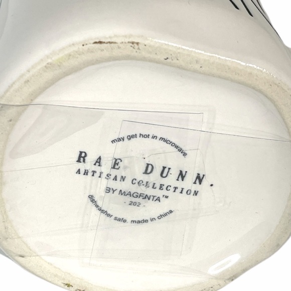 Rae Dunn Candy Corn Mug With Gnome Topper, Cream - Picture 6 of 7